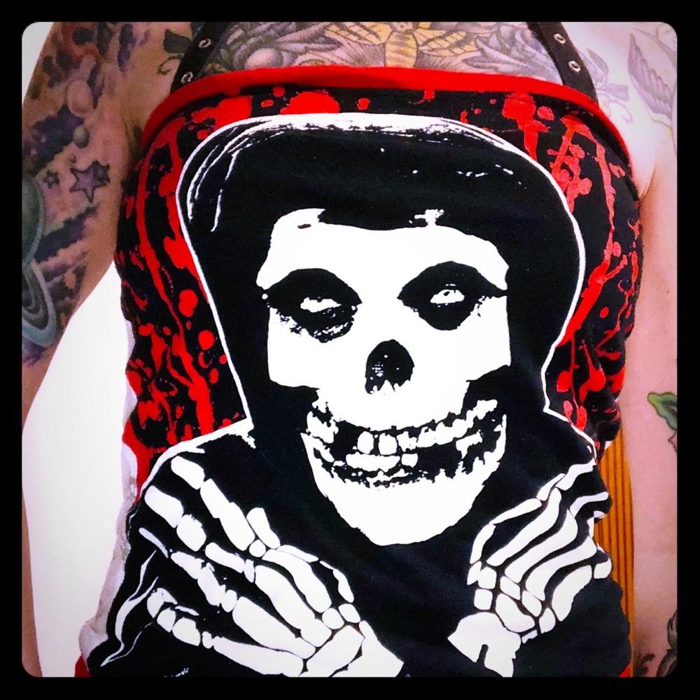 Crimson Ghost Misfits DIY Goth Tank Top